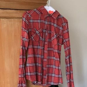 Vintage Aritzia Flannel Plaid Shirt